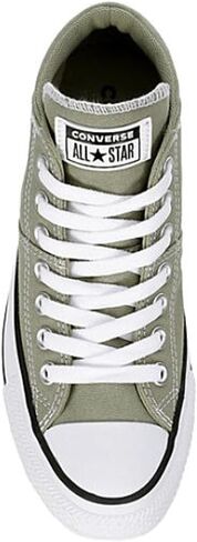 Converse Unisex Chuck Taylor All Star Madison Ox Mid High Leather Sneaker - Lace up Closure Style - Pale Putty/Egret/Black 6.5 in Saudi Arabia