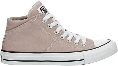 Converse Unisex Chuck Taylor All Star Madison Ox Mid High Leather Sneaker - Lace up Closure Style - Pale Putty/Egret/Black 6.5 in Saudi Arabia