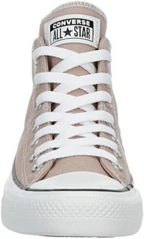 Converse Unisex Chuck Taylor All Star Madison Ox Mid High Leather Sneaker - Lace up Closure Style - Pale Putty/Egret/Black 6.5 in Saudi Arabia