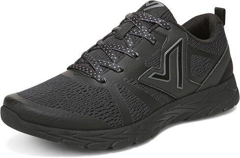 Vionic Women's Brisk Miles Leisure Sneaker- Supportive Walking Active Sneakers That Includes an Orthotic Insole and Cushioned Outsole for Arch Support, Black Mesh 6 Medium in Kuwait