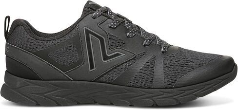 Vionic Women's Brisk Miles Leisure Sneaker- Supportive Walking Active Sneakers That Includes an Orthotic Insole and Cushioned Outsole for Arch Support, Black Mesh 6 Medium in Kuwait