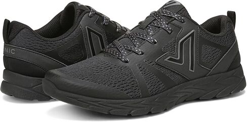 Vionic Women's Brisk Miles Leisure Sneaker- Supportive Walking Active Sneakers That Includes an Orthotic Insole and Cushioned Outsole for Arch Support, Black Mesh 6 Medium in Kuwait