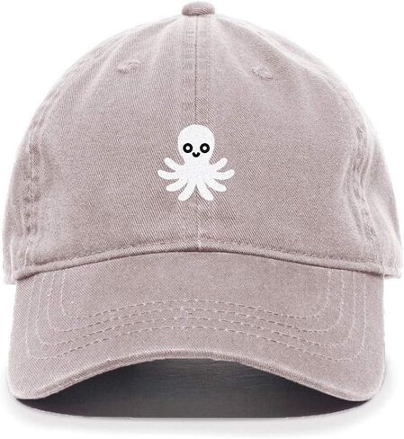 Octopus Baseball Cap Embroidered Cotton Adjustable Dad Hat in Saudi Arabia