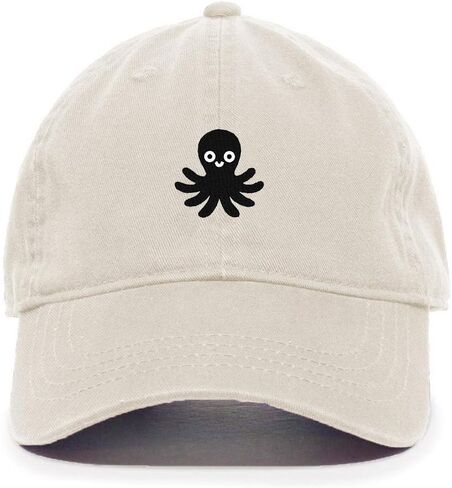 Octopus Baseball Cap Embroidered Cotton Adjustable Dad Hat in Saudi Arabia