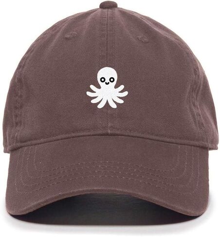 Octopus Baseball Cap Embroidered Cotton Adjustable Dad Hat in Saudi Arabia