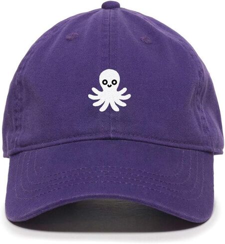 Octopus Baseball Cap Embroidered Cotton Adjustable Dad Hat in Saudi Arabia