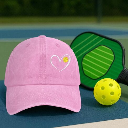 Pickleball Hat for Women, Unisex Adjustable Embroidered Baseball Cap, Pickleball Trucker Hat for Men in Saudi Arabia