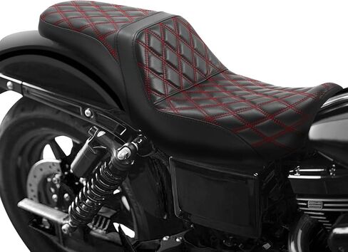 Green-L 2 Up Driver & Raptenger Pitch for Dyna Wide Glide Low Rider Street Street Bob 2006-2017 (Black) in Saudi Arabia