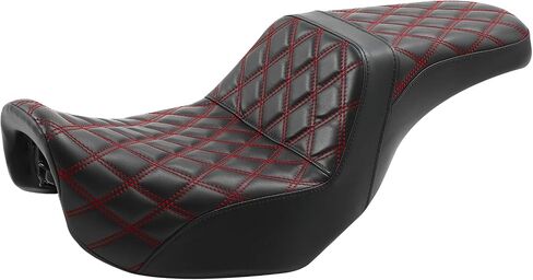 Green-L 2 Up Driver & Raptenger Pitch for Dyna Wide Glide Low Rider Street Street Bob 2006-2017 (Black) in Saudi Arabia