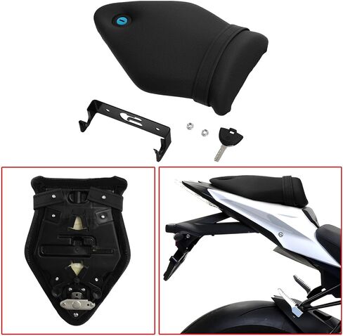 TCMT السائق السوداء السوداء السوداء منفردة ملائمة لـ BMW S1000RR 2012-2018 HP4 12-14 استبدال لـ 52538522497 in Saudi Arabia