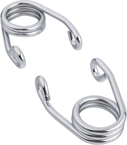 TCT-Motorparts 2 "Chrome Scissor Torsion Solo Seat Springs for Harley Motorcycle Sportster XL Chopper Bobber Custom in Saudi Arabia