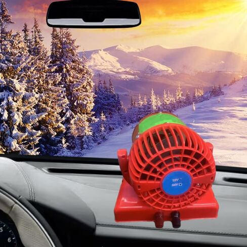 Machswon Car Windshield Defroster ، 1 PC Auto Portable 2 في 1 سخان ومروحة برودة ، وزيادة الزجاج الأمامي للتدفئة ، متوافقة مع سيارات الدفع الرباعي والشاحنات والشاحنات والسيارات (12V 150W) in Saudi Arabia