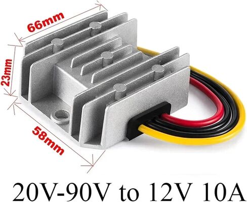 1PC 24V 36V 48V 72V to 12V SPECE DOWN CONTRICTER GOLF CART VOLTAGE SNOMER 20-90V TO 12V 5A-50A CAR (30V-90V to 12V 30A) in Kuwait