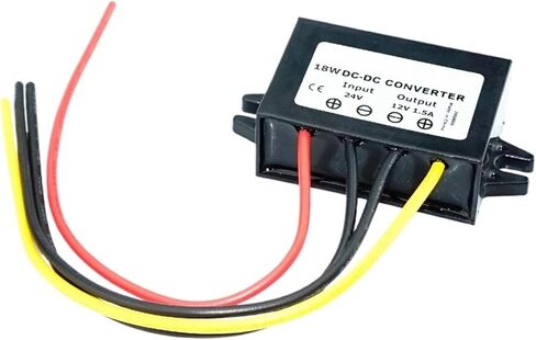 1pc 24V to 12V 1.5A3A5A Power Converter 24Volt to 12Volt Step Down Voltage Converter Regulator Power Supply(24Vto12V1.5A) in Kuwait