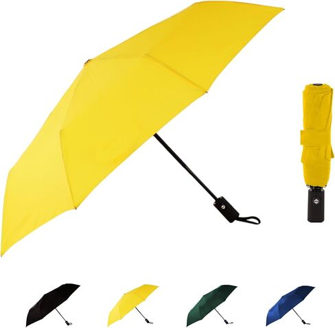 Windproof Travel Umbrella Sturdy Fiberglass Frame Compact Umbrella Auto Open Close Portable UV Protection. in Saudi Arabia