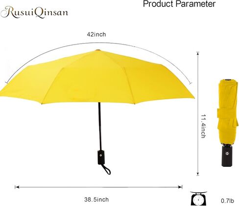 Windproof Travel Umbrella Sturdy Fiberglass Frame Compact Umbrella Auto Open Close Portable UV Protection. in Saudi Arabia