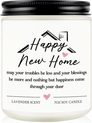 House Warming Gifts New Home Housewarming Gifts for Women Men Friend New Home Gift Ideas Cool New Homeowner Gift House Warming Apartment Party Decor Closing Presents for Home Buyers Scented Candle in Kuwait