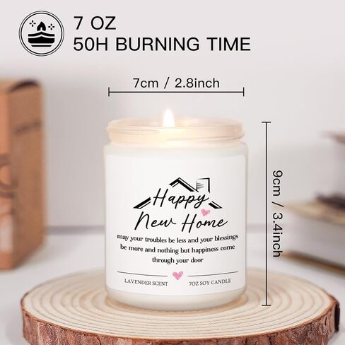 House Warming Gifts New Home Housewarming Gifts for Women Men Friend New Home Gift Ideas Cool New Homeowner Gift House Warming Apartment Party Decor Closing Presents for Home Buyers Scented Candle in Kuwait