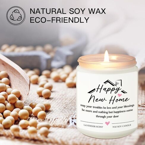 House Warming Gifts New Home Housewarming Gifts for Women Men Friend New Home Gift Ideas Cool New Homeowner Gift House Warming Apartment Party Decor Closing Presents for Home Buyers Scented Candle in Kuwait