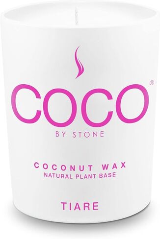 6.5oz Candle, Coconut Apricot Wax Candle for Home (Tiare) Home Fragrance Products, 1 Wick Candle, Enhance Indoor Aroma, Vegan & Cruelty-Free, Clean Burning and Hand Poured Candle in Saudi Arabia