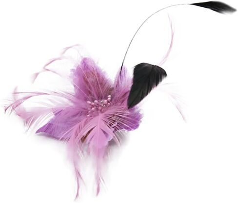Multi-function Feather Flower Brooch Pins & Hair Clips for Women Girls Corsage Brooch Party Ceremony Accessories Dance Banquet Pins Headdress in Saudi Arabia