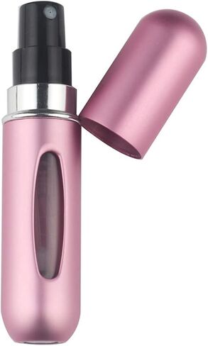 Refillable Perfume Atomizer Bottle, Pocket Cologne Sprayer, Travel Mini Perfume Atomizer Container Multicolor Perfume Spray, Scent Pump Case for Traveling 3 Pcs Pack of 5ml, Blue-Silver-Rose Pink in Saudi Arabia