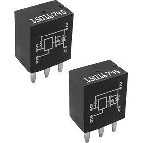 2Pcs 4 Pin Headlight Relay Multi Purpose Replace 15016745 601-218 1R1944 RY560 13506836 Fit for Chevy Silverado 2500/3500HD Express GMC Sierra Savana Envoy Buick Pontiac Oldsmobile Bravada in Kuwait