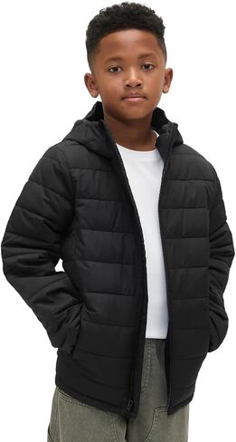 GAP Boys' Logo Lightweight Puffer Jacket in Saudi Arabia