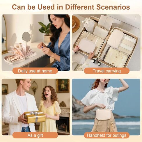 Travel Jewelry Case Organizer for Women, Jewelry Storage Book with Small Pouch, Travel Jewelry Bag Case for Traveling Necklace, Earrings, Rings, Bracelet Organizer (Black) in Kuwait