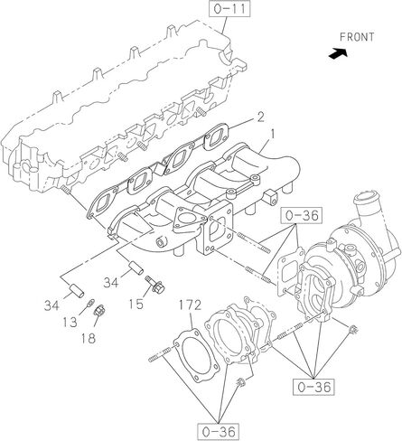 1-87618258-0 8-97362839-0 FITS FITS for Isuzu 4HK1 Hitachi Zax200-3 Zax240-3 Zax270-3 Evens in Saudi Arabia
