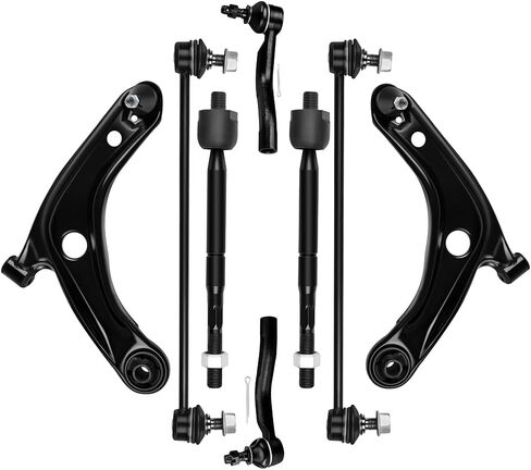 طقم تعليق 8-PC FIT 2007-2012 لـ Toyota لـ Yaris الأمامية السفلى من الذراع والتحكم في inn inn inn end end link in Saudi Arabia