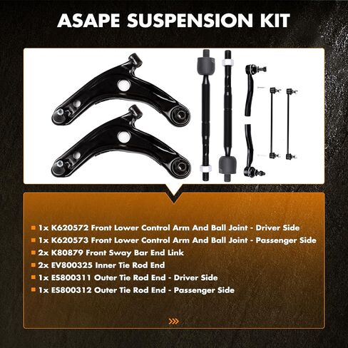 8 أجهزة كمبيوتر تحكم في ذراع كرة الذراع مفصل ind end end end end end end end kit fit for 2007-2012 for toyota yaris in Saudi Arabia