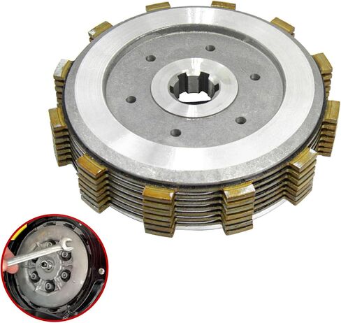 مجموعة القابض و Friction Steel Plate Pather Kit متوافق مع Yamaha Banshee 350 YFZ350 1987-2006 RZ350 1984-1985 in Saudi Arabia