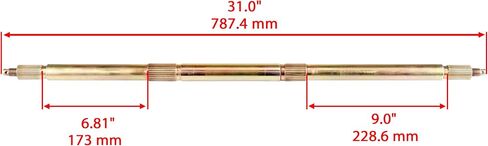 Caltric Rear Axle Shaft Compatible with Polaris Outlaw 90 2007 2008-2016 / Outlaw 110 2016-2021 in Saudi Arabia