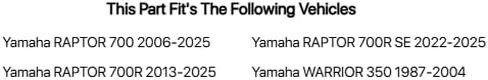 TUSK RACING AXLE PRESSLE CASTLE NUT متوافقة مع Yamaha Raptor 700 2006-2025/Warrior 350 1987-2004/Raptor 700 2006-2025 in Saudi Arabia