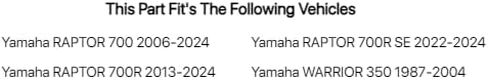 TUSK RACING AXLE PRESSLE CASTLE NUT متوافقة مع Yamaha Raptor 700 2006-2025/Warrior 350 1987-2004/Raptor 700 2006-2025 in Saudi Arabia