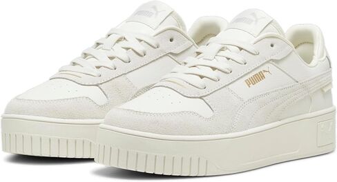 PUMA Women's CARINA STREET Sneaker, PUMA White-Rose Dust-Feather Gray, 6.5 in Saudi Arabia