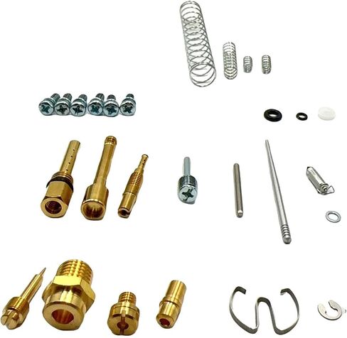 VM22 Carburetor Repair Kit Gasket Floats Jets Motorcycle Carburetor Repair Kit Propergike Partiping Part متوافق مع YM YBR125 JYM125 in Saudi Arabia