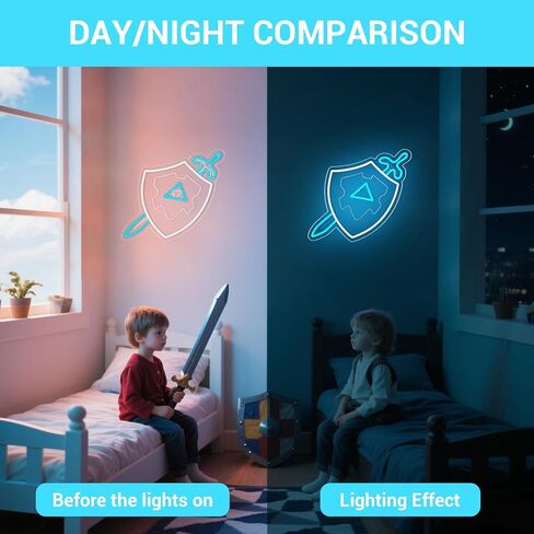 Surfer Neon Sign Surfing Led Neon Light Signs Home Wall Decor, LED Sports Light with USB Powered Adjustable Brightness Switch for Room Decor, Gifts for Boys, Teens, Kids in Saudi Arabia