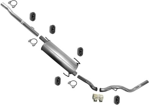 أجزاء استبدال نظام العادم كاتم الصوت ل Dodge RAM 2500 5.7 2003-2009- 160.5 بوصة قاعدة عجلات in Saudi Arabia