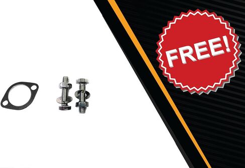 Northeastern Exhaust | Stainless Steel Rear Muffler Compatible for Smart Fortwo 2008-2015 1.0L | Free Gasket and Bolts & Nuts Included | Automotive Replacement Part in Saudi Arabia