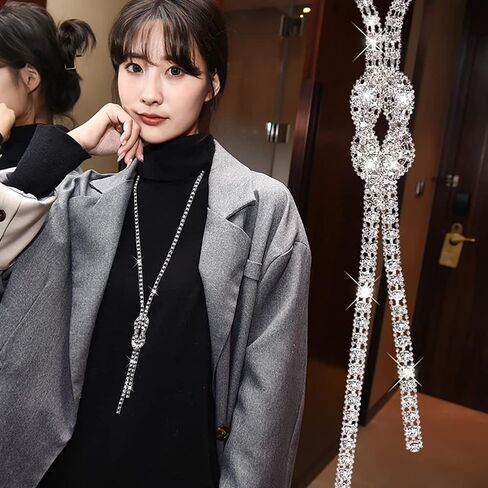 Gleamart Long Pendant Sweater Necklace in Kuwait
