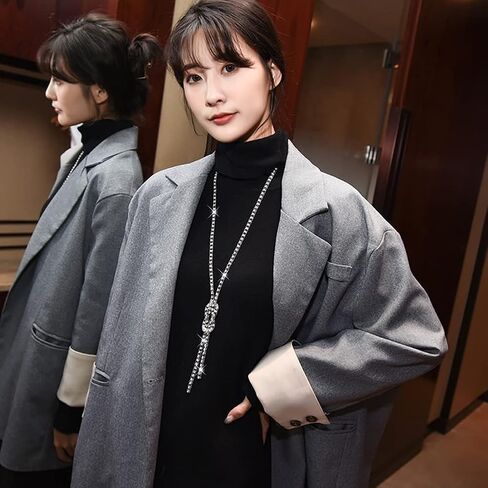 Gleamart Long Pendant Sweater Necklace in Kuwait