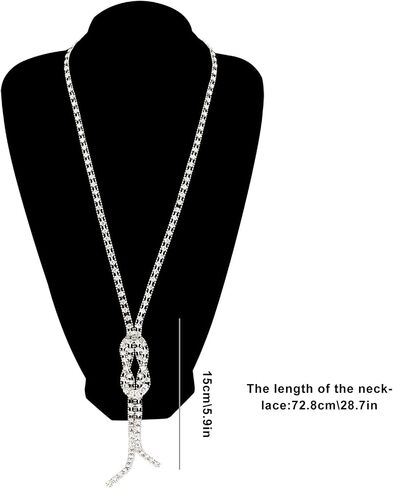 Gleamart Long Pendant Sweater Necklace in Kuwait