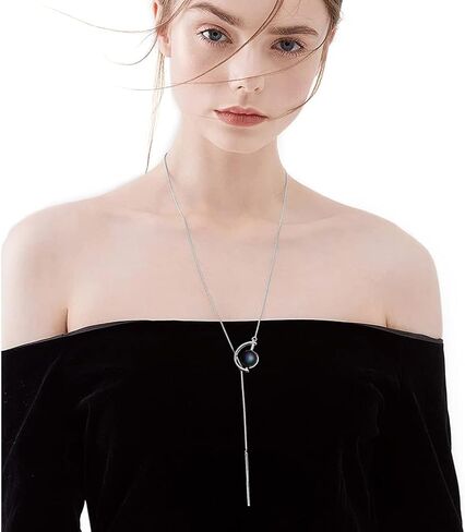 Gleamart Long Pendant Sweater Necklace in Kuwait