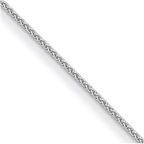 18K Gold Polished 2.1 mm Solid Wheat Chain Necklace 16" to 30" in Saudi Arabia