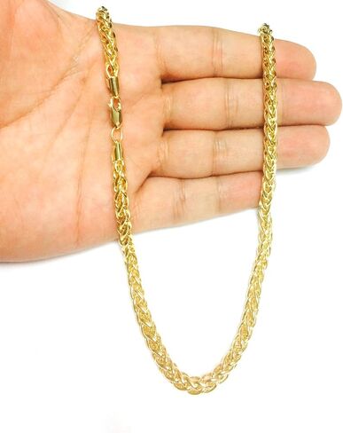 Jewelry Affairs 14K Yellow Gold Filled Round Franco Chain Necklace, 6.0mm in Saudi Arabia