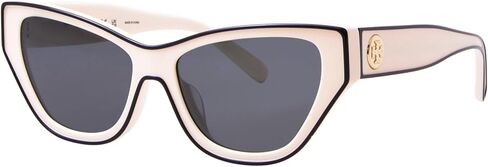 Tory Burch TY7206U 198887 Sunglasses Women's Ivory/Black/Gold/Dark Gray 54mm in Saudi Arabia