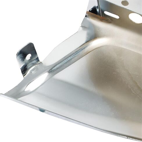 Passenger Side Rear Bumper End Cover Chrome Steel FO1102380 FL3Z17906A Replacement for F150 2015 2016 2017 2018 2019 2020 without Park Assist Sensor Holes in Saudi Arabia