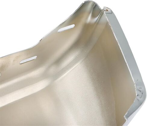 Passenger Side Rear Bumper End Cover Chrome Steel FO1102380 FL3Z17906A Replacement for F150 2015 2016 2017 2018 2019 2020 without Park Assist Sensor Holes in Saudi Arabia
